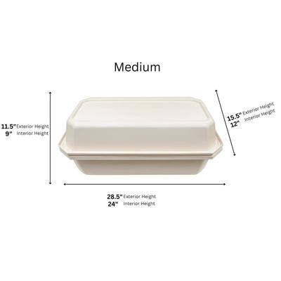 Show full view: Titan Casket Standard Pet Casket, Almond, Blue, Medium slide 5 of 5