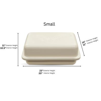 Show full view: Titan Casket Standard Pet Casket, Almond, Blue, Small slide 4 of 4