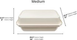 Titan Casket Standard Pet Casket, Almond, Hibiscus, Medium slide 2 of 4