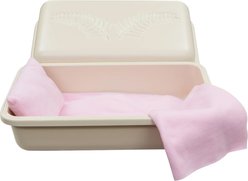 Titan Casket Standard Pet Casket, Almond, Pink, Small slide 1 of 4