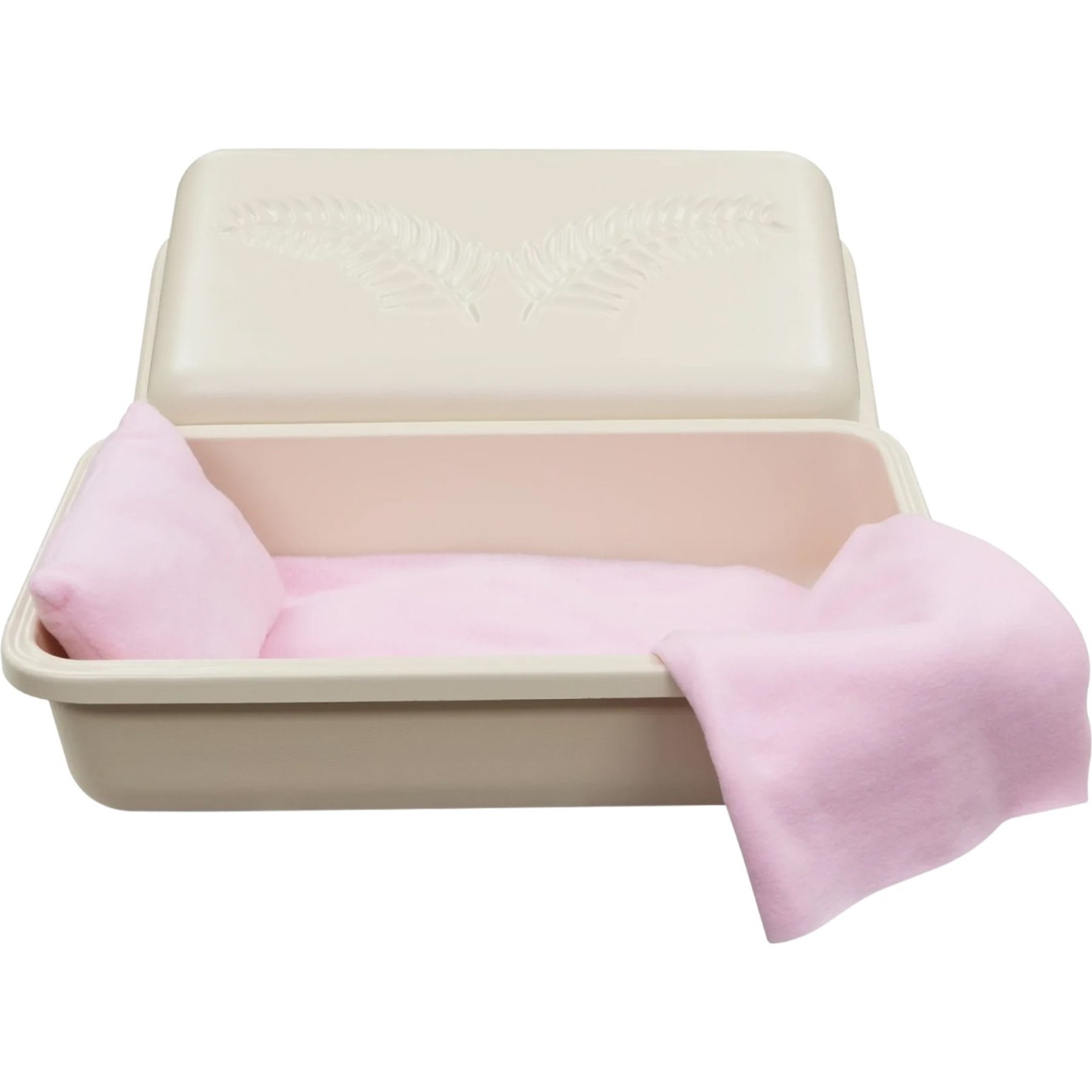 Titan Casket Standard Pet Casket, Almond, Pink, Small
