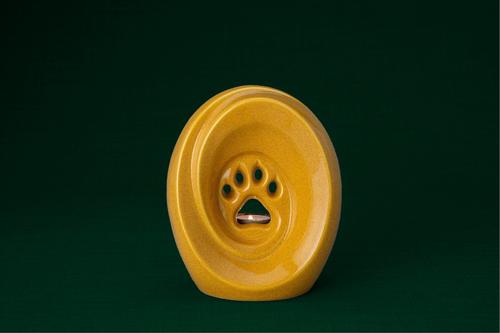 Show full view: Titan Casket Tranquil Paws Ceramic, Amber slide 3 of 5