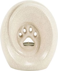 Titan Casket Tranquil Paws Ceramic, Stone Crackle