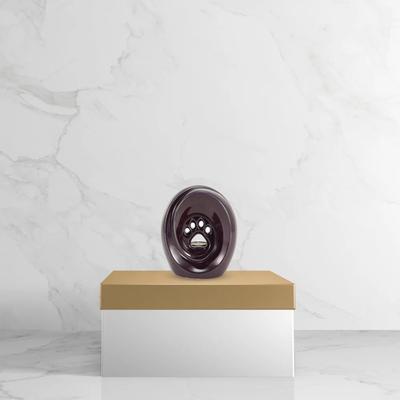 Show full view: Titan Casket Tranquil Paws Ceramic, Violet slide 4 of 5