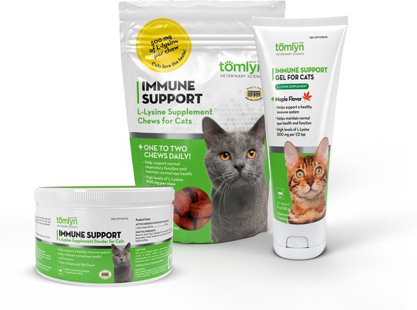 Show full view: Tomlyn Immune Support Powder Immune Supplement for Cats, 3.5-oz tub slide 4 of 6