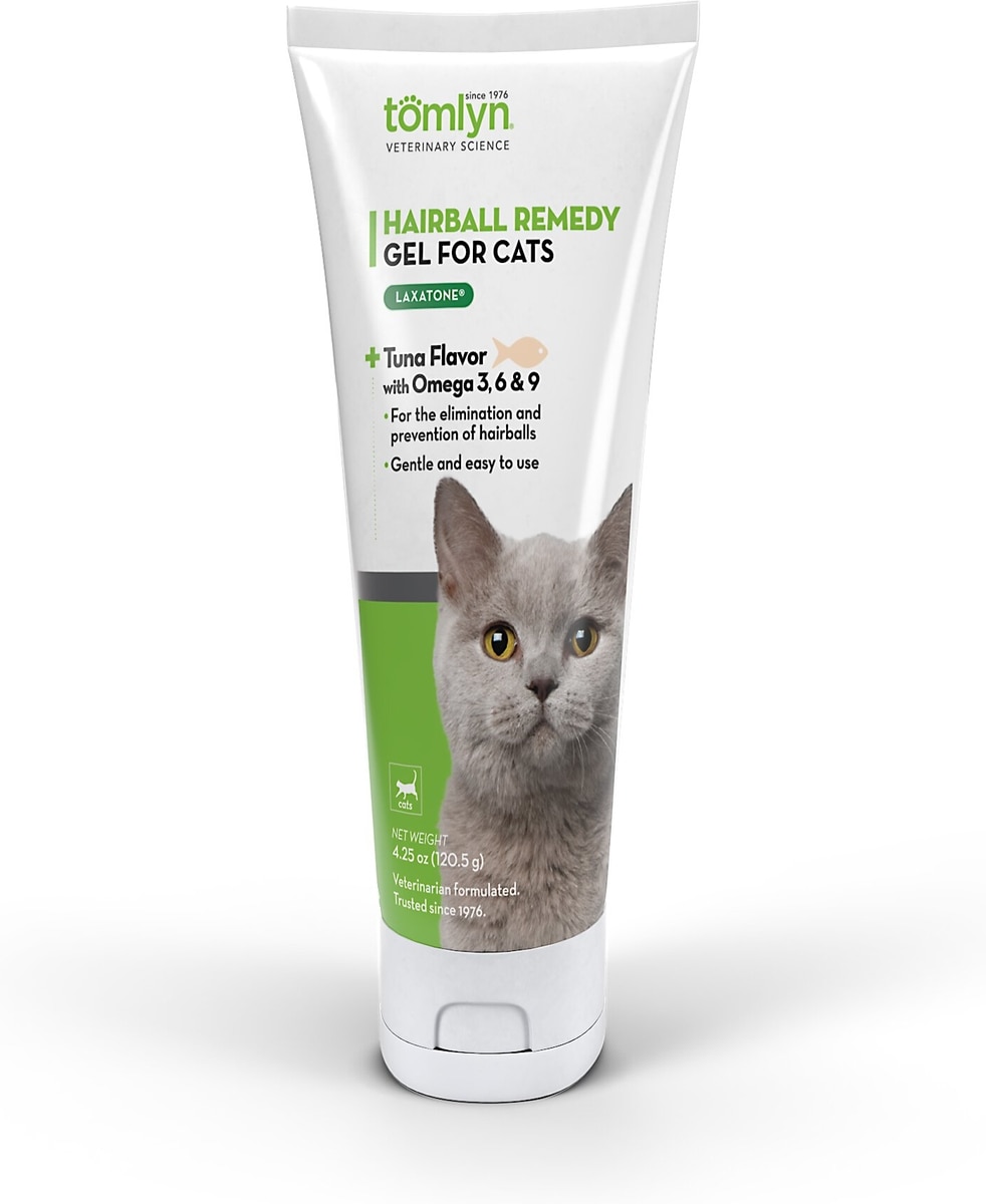 TOMLYN Laxatone Tuna Flavored Gel Hairball Control Supplement for
