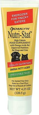 Show full view: Tomlyn Nutri-Stat Gel High Calorie Supplement for Cats & Dogs, 4.25-oz tube slide 1 of 7