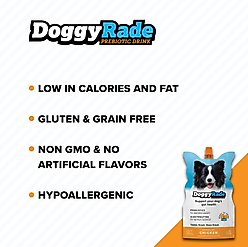 DoggyRade Prebiotic Chicken Flavored Digestive Supplement for Dogs, 250-ml pouch, pack of 3 slide 2 of 7