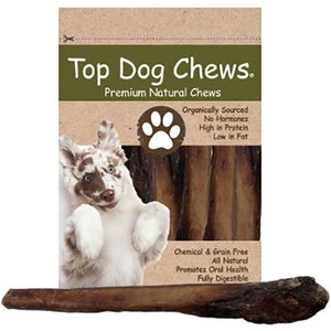 Top Dog Chews 12" Odor-Free Angus Beef Bully Stick Dog Treats, 10 count