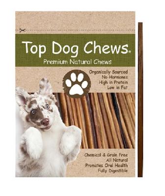 Show full view: Top Dog Chews 12-in Thin Beef Bully Stick Dog Treats, 6 count slide 1 of 8