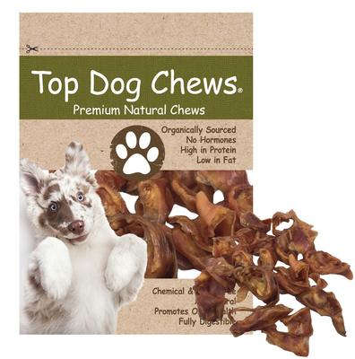 Show full view: Top Dog Chews 3-in Pig Ear Slivers Dog Natural Chew Treats, 1-lb bag slide 1 of 5