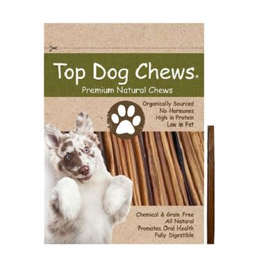 Show full view: Top Dog Chews 6-in Thin Beef Bully Stick Dog Treats, 6 count slide 1 of 7