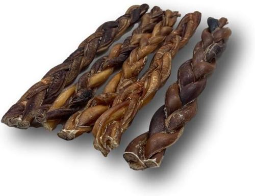 Show full view: Top Dog Chews Braided Bully Sticks Dog Treats, 12-in, case of 5 slide 3 of 5
