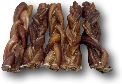 Show full view: Top Dog Chews Braided Bully Sticks Dog Treats, 6-in, case of 5 slide 4 of 5