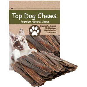 Top Dog Chews Buffalo Tendon Taffy Dog Chews, 30 count, 10-12 inches