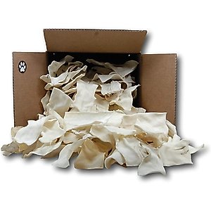 Top Dog Chews Bulk Natural Rawhide Chip Dog Treats, 3-lb bag