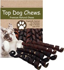 Top Dog Chews Collagen Springs Natural Dog Treats, 9-in, case of 6