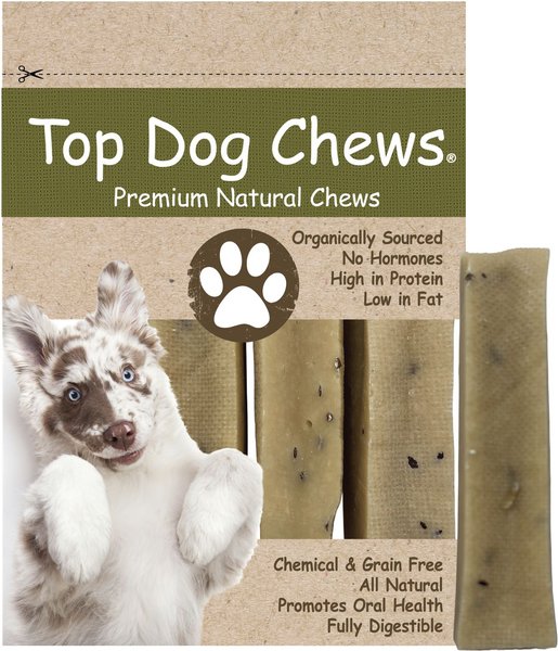 Top Dog Chews Flax Seed Himalayan Yak Cheese Dog Chew Treats, Large, 3 count