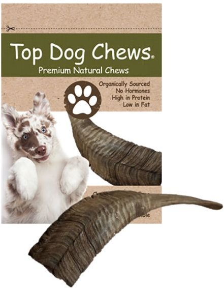 Show full view: Top Dog Chews Goat Horn Dog Treats, Large slide 1 of 6