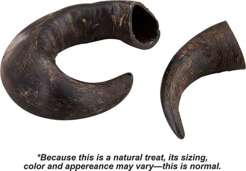 Show full view: Top Dog Chews Natural Water Buffalo Bully Horns Dog Treats, 2 count slide 9 of 11