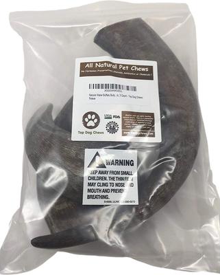 Show full view: Top Dog Chews Natural Water Buffalo Horns Dog Treats, 3 count slide 6 of 8