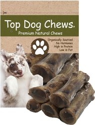 Top Dog Chews Premium All Natural Chews Meaty Femur Center Cut Bones Grain-Free Dog Treats, 5 count
