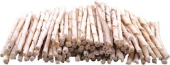 Top Dog Chews Rawhide Natural Twist Sticks Dog Treats, 100 count