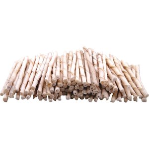 Top Dog Chews Rawhide Natural Twist Sticks Dog Treats, 100 count