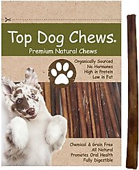 Top Dog Chews Standard 12-in Beef Bully Sticks Dog Treats, 6 count