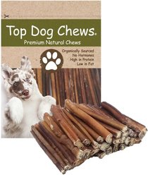 Top Dog Chews Standard 6-in Beef Bully Sticks Dog Treats, 35 count