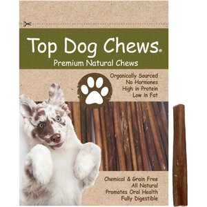 Top Dog Chews Standard 6-in Beef Bully Sticks Dog Treats, 6 count