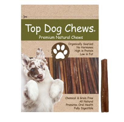 Show full view: Top Dog Chews Standard 6-in Beef Bully Sticks Dog Treats, 6 count slide 1 of 9