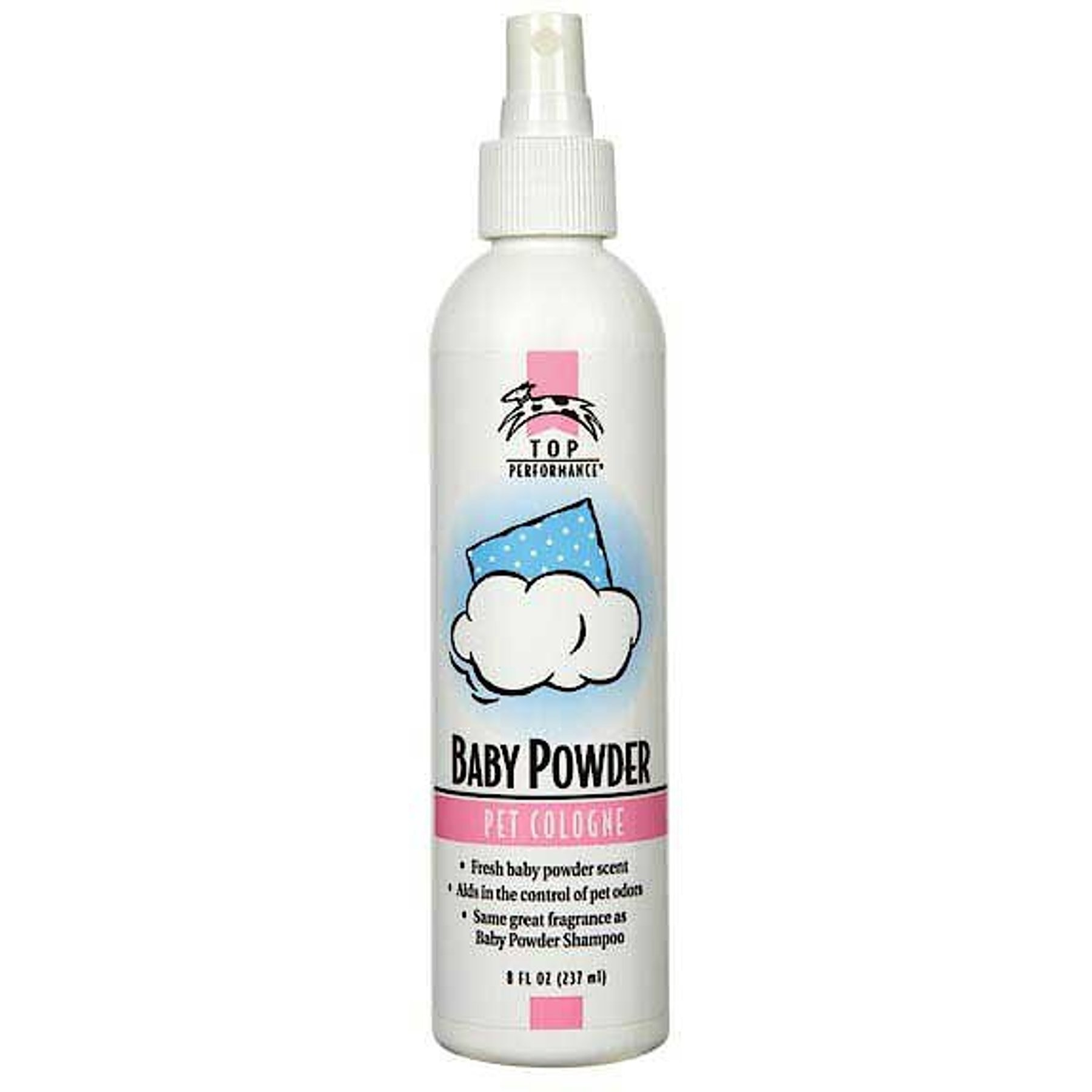 Top Performance Baby Powder Pet Cologne, 8-fl oz bottle