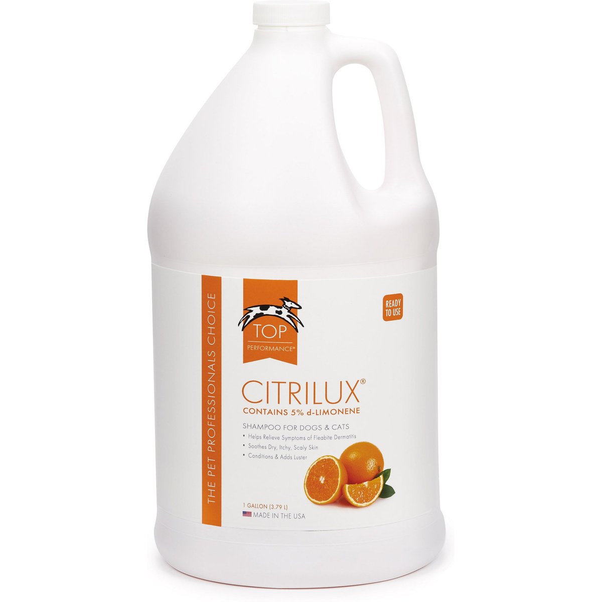 Top Performance Citrilux Dog & Cat Shampoo, 1-gal bottle