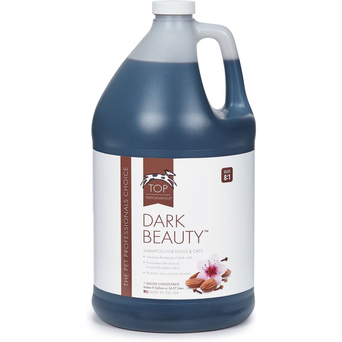 Top Performance Dark Beauty Dog & Cat Shampoo, 1-gal bottle