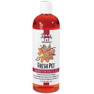 Top Performance Fresh Pet Shampoo for Dogs & Cats, Fresh Scent, 17-fl oz bottle