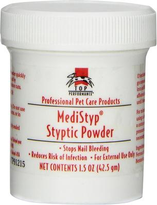 Show full view: Top Performance Medistyp Styptic Powder for Dogs & Cats, 1.5-oz bottle slide 1 of 6