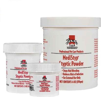Show full view: Top Performance Medistyp Styptic Powder for Dogs & Cats, 1.5-oz bottle slide 5 of 6