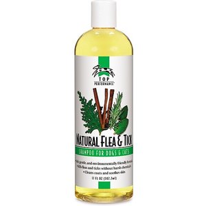 Top Performance Natural Flea & Tick Dog & Cat Shampoo, 17-fl oz bottle