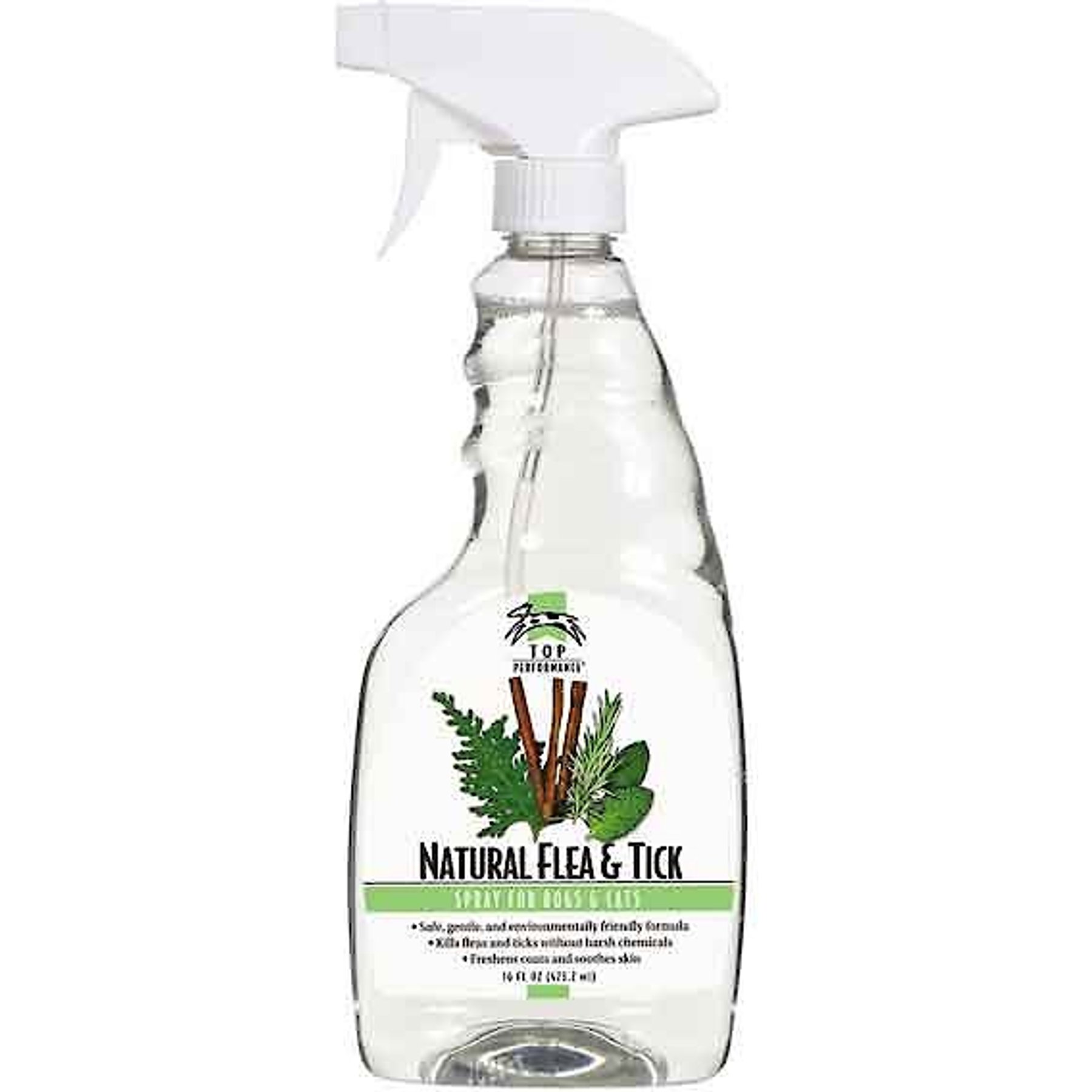 Top Performance Natural Flea & Tick Dog Spray, 16-fl oz bottle