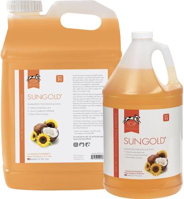 Show full view: Top Performance SunGold Dog & Cat Shampoo, 1-gal bottle slide 4 of 5
