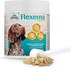 TopDog Health Flexerna Essentials Powder Joint Supplement for Dogs, 3-oz jar slide 2 of 9