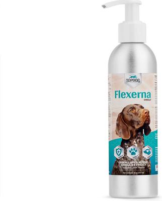 Show full view: TopDog Health Flexerna Omega Liquid Dog Supplement, 8-fl oz bottle slide 3 of 12
