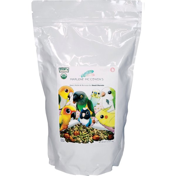 TOP'S Parrot Food Organic Marlene Mc'Cohen's Signature Blend Small Parrot Food, 2.5-lb bag