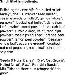 TOP's Parrot Food Organic Marlene Mc'Cohen's Signature Blend Small Parrot Food, 2.5-lb bag slide 2 of 7