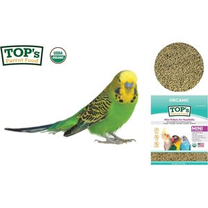TOP's Parrot Food Organic Mini Pellets Bird Food, 4-lb bag