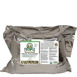 TOP's Parrot Food Organic Pellets Bird Food, 25-lb bag
