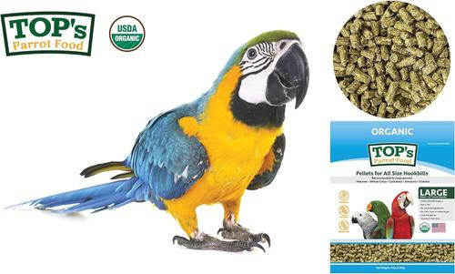 Show full view: TOP's Parrot Food Organic Pellets Bird Food, 4-lb bag slide 7 of 9