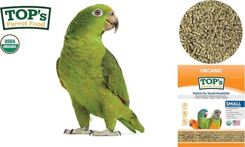 Show full view: TOP's Parrot Food Organic Small Pellets Bird Food, 4-lb bag slide 7 of 8