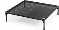 Topyangs Breathable Mesh Indoor & Outdoor Elevated Water Resistant Cooling Dog Bed, Black, XX-Large
